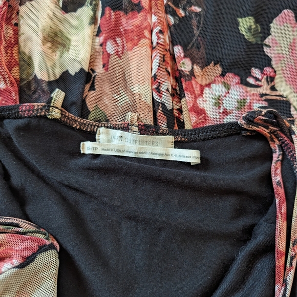 Urban Outfitters Floral Mesh Romper - Picture 8 of 9